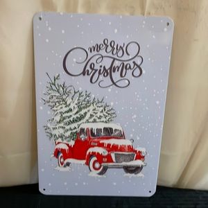 Christmas Decoration “Merry Christmas Ref Truck “All Roads Lead House at Christ